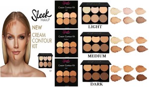 cream contour makeup