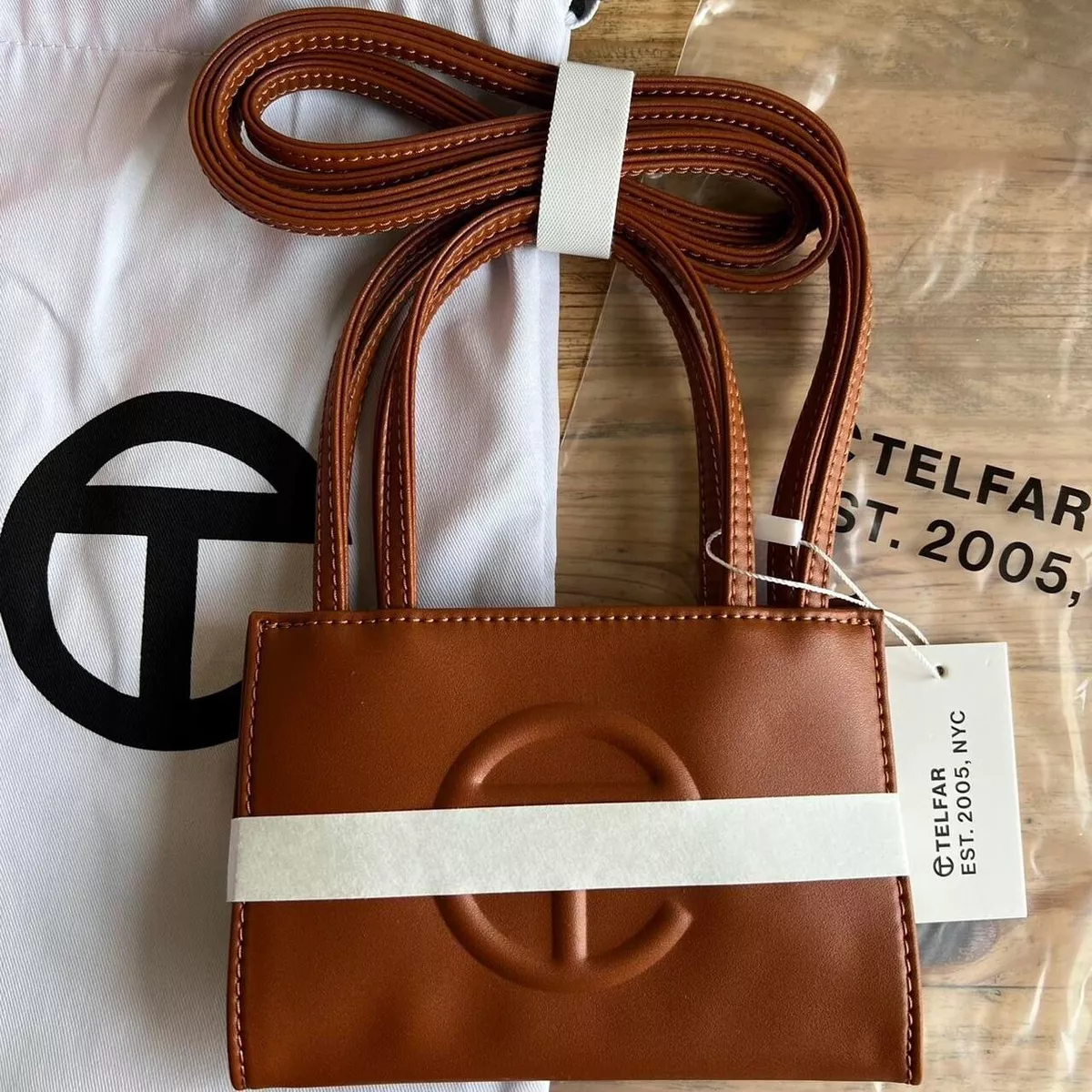 Small Shopping Bag - Tan