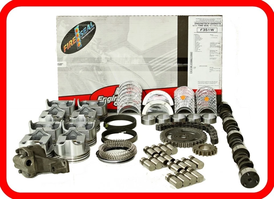 1974-1987 Dodge Chrysler 318 5.2L V8 Master Engine Rebuild Kit Stage-1 HP Cam Foto 2 de 2