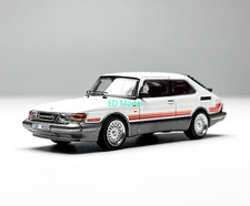 BN Tarmac 1:64 White SAAB 900 Turbo Hard Top Sports Model Diecast Metal Car