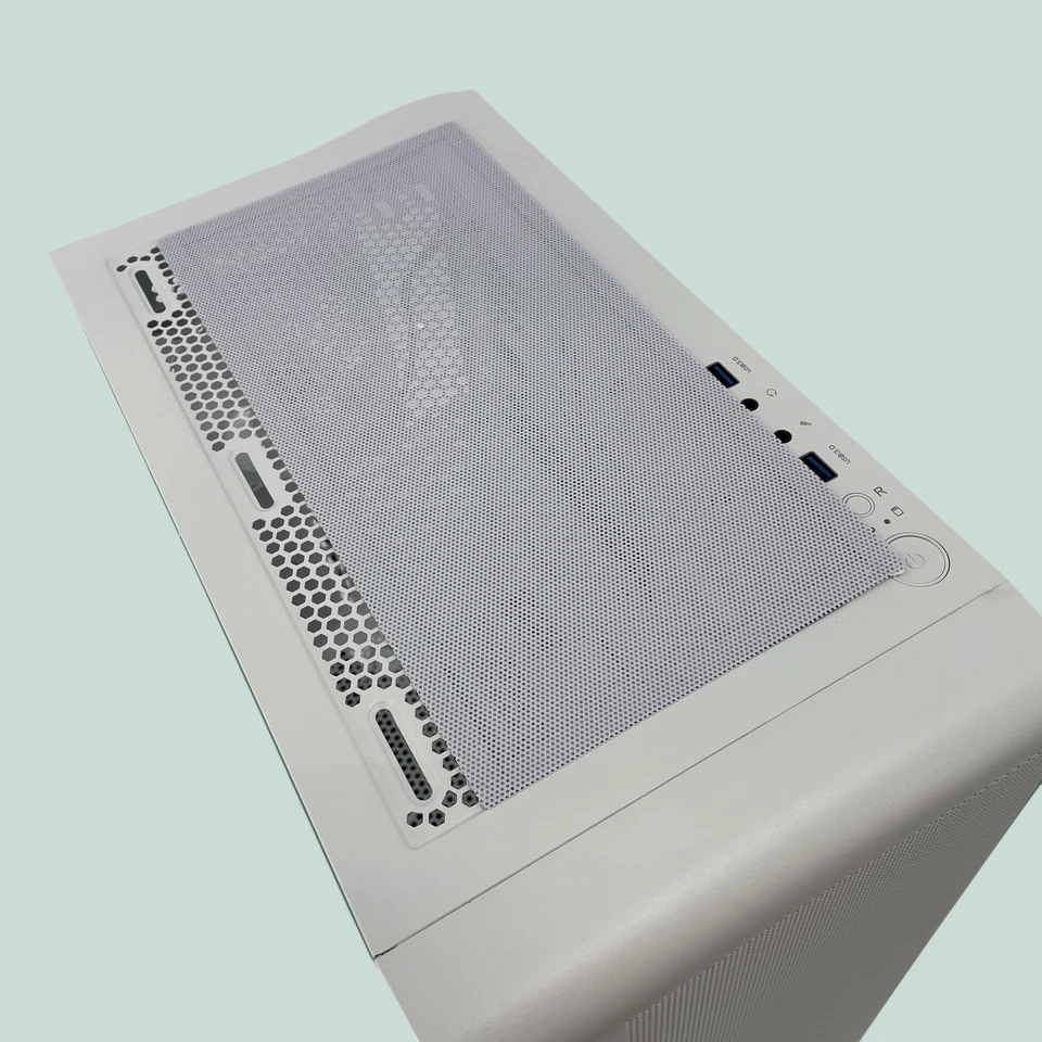 Thermaltake CA-1X2-00M6WN-00 S200 TG ARGB Snow Mid Tower Chassis White #UM8765 - Image 2 of 4