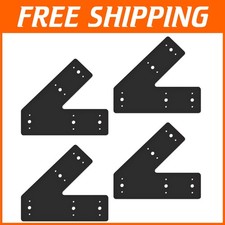 Heavy-Duty 10x3 Pergola Brackets with 5° Angle for Strong Support - 4 Pack