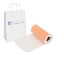 5 pcs Peach 6" x 25 Yd Tulle Fabric Roll Spool Wedding Bow Party Decoration fe