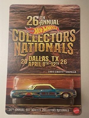 2026 Hot Wheels 26th Nationals Dallas, TX Convention Dinner 1964 Chevy Impala