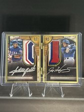 2025 Topps Museum Collection Beltre/Rodriguez Museum Framed Dual Patch Auto 1/1