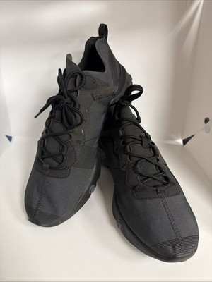 NEW Nike React Element 55 Triple Black Black/Black-Dark Grey BQ6166-008 Size 11