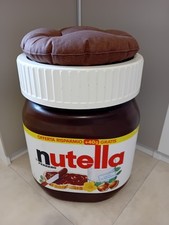 Bidone pouf gigante pubblicitario nutella rara versione offerta risparmio + 40 g