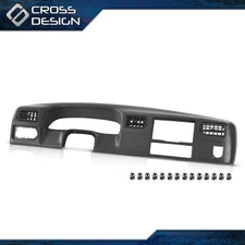 Fit For 99-04 Ford F250 F350 Dash Instrument Cluster Bezel Panel Dark Gray