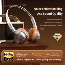 Retro Bluetooth Headphones Over Ear Adjustable Wireless Headsets Earphones Gift