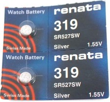  319 Renata Watch Batteries 2Pcs