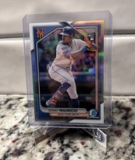 2024 Bowman Chrome - Ronny Mauricio #24 Refractor # /499 (RC) Rookie Topps Mets 