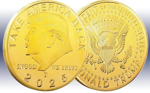 2025 US Donald Trump President Gold Eagle TAKE AMERICA BACK Collection Coin