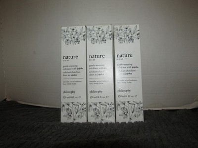 Philosophy Nature In A Jar Gentle Warming Exfoliator  Jojoba 4oz  NIB Lot of 3