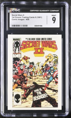1991 Secret Wars II 1st Covers Marvel Comics Presents Card #28 CGC 9 MINT