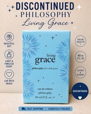 Philosophy Living Grace Eau de Toilette 2 oz 60ml New Sealed Discontinued