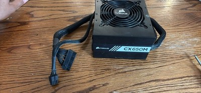 Corsair CX650M Modular ATX Power Supply 650W 24 Pin 8 Pin PCIe Black