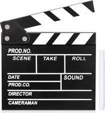 Movie Film Clapboard Hollywood Wooden-Clapper Board Directors Photography Studio