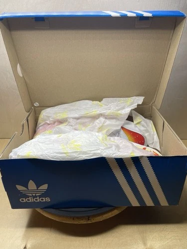 NEW Adidas Rivalry Low Kyojuro Rengoku Demon Slayer Mens White Red Flames Sz 11