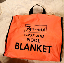 Fyr-rap First Aid Wool Fire Blanket Emergency Rescue Survival 82" x 64"
