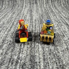 LEGO MARVEL Heroes Mighty Micros Iron Man vs. Thanos 76072 Minifigures w/ Manual