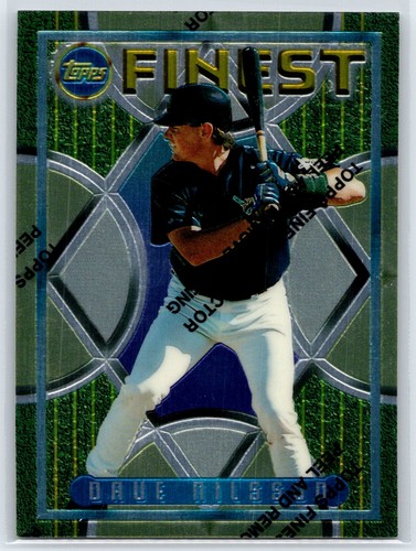 1995 Topps Finest Dave Nilsson #183 card