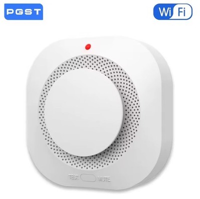 Smart Wi-Fi Rauchmelder WLAN Feuermelder Brandschutz Alarm Smart Rauchwarnmelder