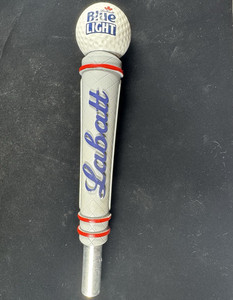 Labatt Blue Light Beer Tap Handle Draft Faucet Knob w/ White Golf Ball Top