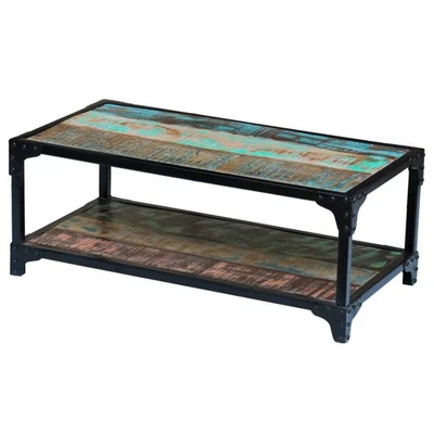 Bois de Manguier Massif Brut Table Basse 90x45x35 cm Table d'Appoint vidaXL - Photo 1/4