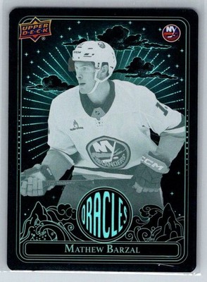 2024-25 Upper Deck Extended Oracles Blue #O-13 Mathew Barzal Islanders
