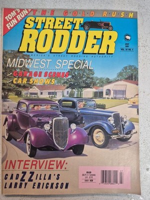 STREET RODDER MAGAZINE July 1991. Midwest special JM741