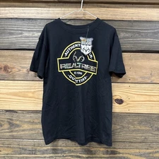 Realtree Authentic Gear Outfitters Black Crew Neck Shirt Unisex Size Lg NWT’s