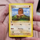 Pokemon Diglett 1st Edition Base Set Shadowless 47/102 30 HP Basic English