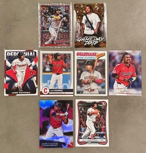 MLB BASEBALL TOPPS 2025/2026 JOSE RAMIREZ CARD LOT CLEVELAND GAURDIANS