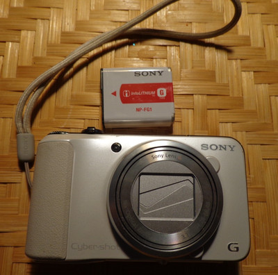 Sony Cyber Shot Exor R 18.2 Mega Pixels DSC-HX10V Silver w/ Battery Used Working