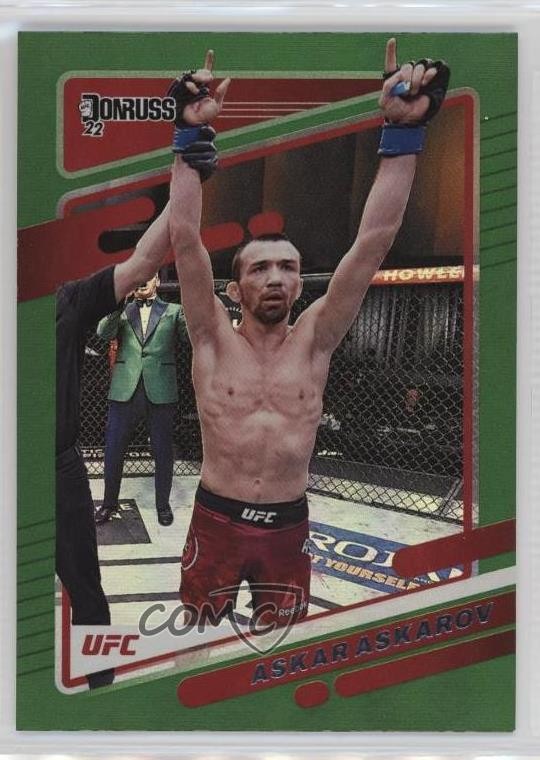 2022 Donruss UFC Green Flood Askar Askarov #93 0u7