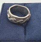 Mod Surf 925 Sterling Silver Surfer's Wave Band Ring 10g Size 8 — photo 3