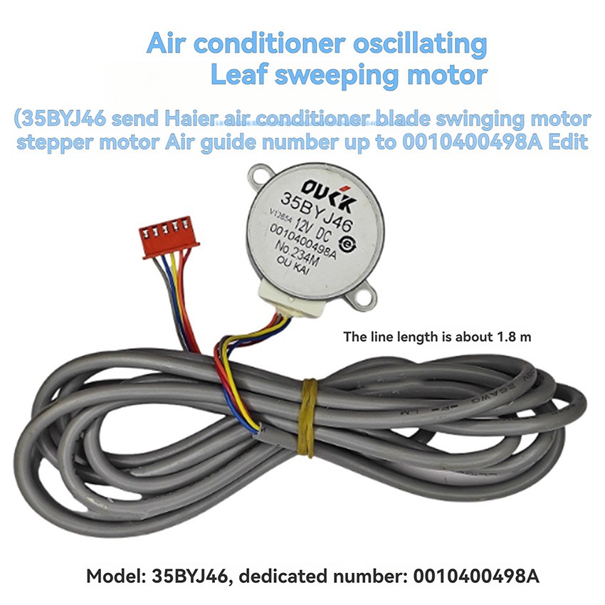 For Haier Air Conditioner 35BYJ46 Swing Stepper Motor 0010400498A 0010400498B
