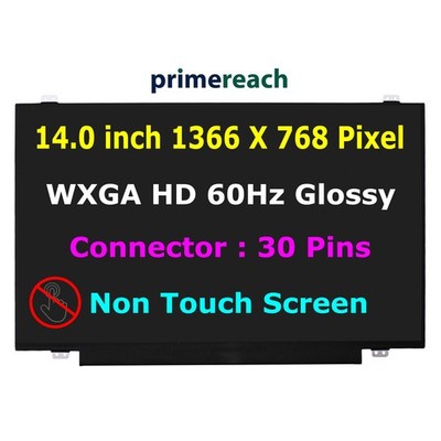 Kompatibel für Geobook 140X M140NWF5 14'' Slim WXGA HD LED LCD Hochglanz Bildschirm UK