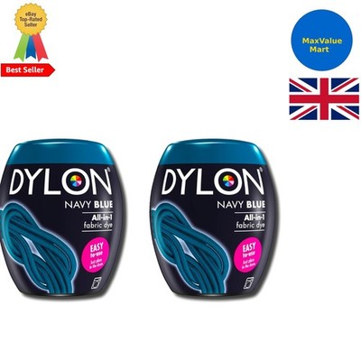 Dylon 700g dunkelblau Maschinengewebe Farbpulver - einfaches und gleichmäßiges Färben