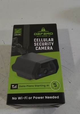 Open Box Tactacam Defend Cellular Security Camera DFD-GRD01