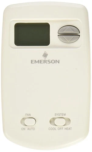 Emerson 70 Series Non Programmable Digital Thermostat White Vertical Profile
