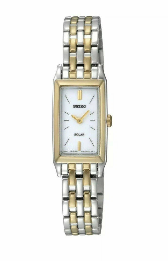 Seiko women's rectangular watch hot sale