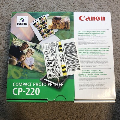 Canon CP-220 Compact Photo Printer   Open Box