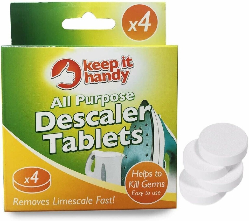 ALL PURPOSE DESCALER TABLETS 4 & 8 PACK COFFEE MACHINE KETTLE IRON