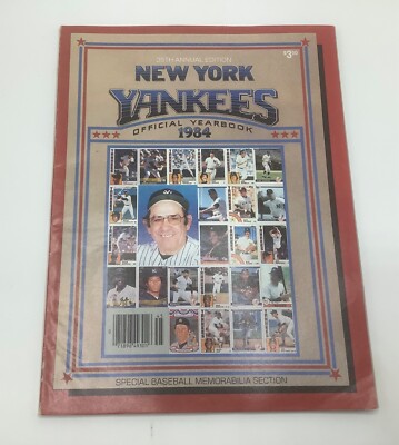 洋書 NewYork YANKEES 1984 oficial yearbook Original 1984 NY Yankees Official Baseball Yearbook - EX+ | eBay