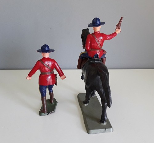Mounted police, mounted police, Canada, by Starlux of France 1970's years - Picture 6 of 12