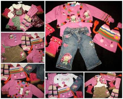 NWT The Children's Place Favorite Friends Pipi 10 pieces Lot Girl Size 6  6-9 M