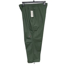 Tommy Hilfiger Green Cargo Pants With Elastic Waist Womens XL NWT