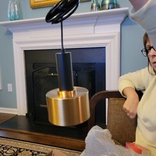 NIB - Cooper Pendant Drop Light & Bulb