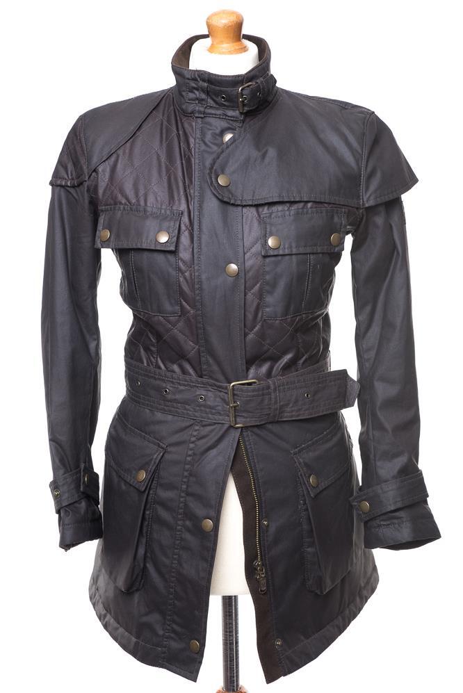 VTG WARM BELSTAFF WAX JACKET WITH INSIDE PADDING IT 42 UK 10 US